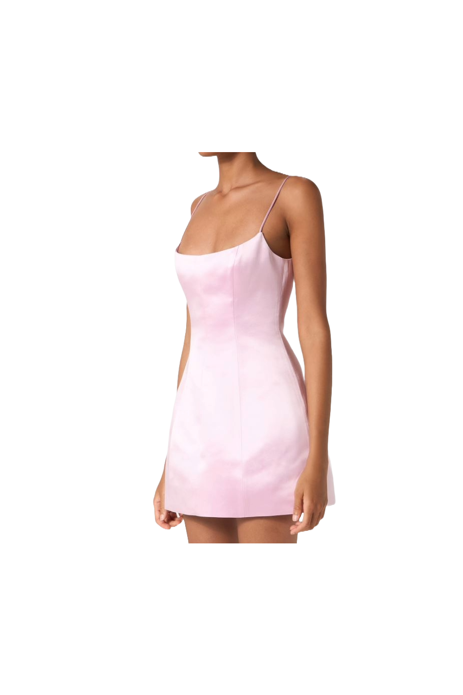 BLUMARINE Duchesse satin mini dress - Enny Monaco